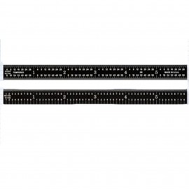 Fowler 52-307-006-0 Flexible Rule, 6", 5r graduation-
