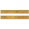 Fowler 52-339-006-0 Rigid Rule, 6", 4r graduations-