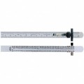 Fowler 52-380-100-0 Steel Rule, 6"/150 mm, pocket-