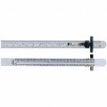 Fowler 52-380-100-0 Steel Rule, 6"/150 mm, pocket-