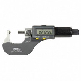 Fowler 54-860-211-0 Electronic Micrometer, ball anvil, 1"-