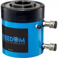 Freedom Hydraulics SHD1003 Hydraulic Cylinder, double acting, hollow hole, 100-ton, 3.00" stroke-