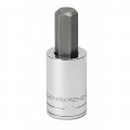 GearWrench 80153 Hex Bit Socket, ¼" Drive, 3/32"-