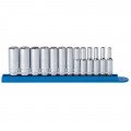 GearWrench 80304 Socket Set, ¼" Drive, 13-piece Metric Deep-
