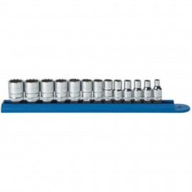 GearWrench 80306 Socket Set, ¼" drive, 13-piece 12-point metric-