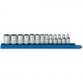 GearWrench 80306 Socket Set, ¼" drive, 13-piece 12-point metric-