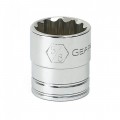 GearWrench 80361 SAE Socket, 3/8" Drive, 15/16"-