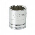 GearWrench 80361 SAE Socket, 3/8" Drive, 15/16"-