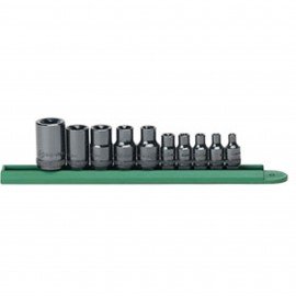 GearWrench 80582 External Torx Socket Set, ¼", 3/8", ½", 10-piece-