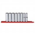 GearWrench 80705 Socket Set, ½" drive, 8-piece SAE deep-