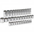 GearWrench 80730 Metric 12-Point Standard/Deep Socket Set, 37-piece, ½" drive-