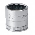 GearWrench 80756 Metric Socket, ½" Drive, 21 mm-