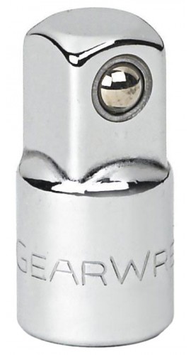 Gearwrench 81278 Socket Drive Adapter For 0.4" Drive Sockets, 0.4" F x 0.5" M, alloy steel-