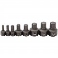GearWrench 81550 Hex Ratcheting Wrench Insert Bit Set, Metric, 8-piece-