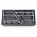 GearWrench 81900 Combination Wrench Set, 24-Piece, 12-Point SAE/Metric Long Pattern-
