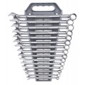 GearWrench 81902 12 Point Long Pattern Combination Metric Wrench Set, 15 pieces-