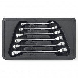 GearWrench 81907 Flare Nut Wrench Set, SAE, 6-piece-