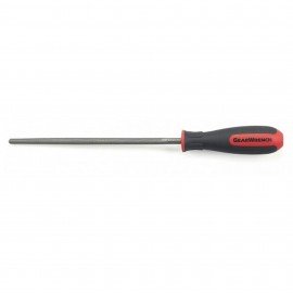 GearWrench 82823 Round Bastard File, 8", dual material handle-