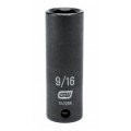 GearWrench 84326N &amp;frac38;&amp;quot; Drive 6-Point Deep Impact SAE Socket, <sup>9</sup>&amp;frasl;<sub>16</sub>&amp;quot;, alloy steel-