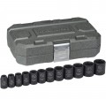 GearWrench 84931N Socket Set, ½" Drive Impact, 12-piece, 3/8" to 1-1/16"-