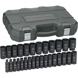 GearWrench 84935N Deep Impact Socket Set, ½" Drive, 8 to 36 mm-