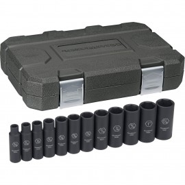 GearWrench 84942N Socket Set, ½" drive, 12-piece-