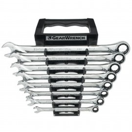 GearWrench 85198 Fractional Gear Wrench Set, 8-Piece, Extra Long-