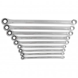 GearWrench 85998 Gearbox Ratcheting Wrench Set, SAE, XL, 9-pack-
