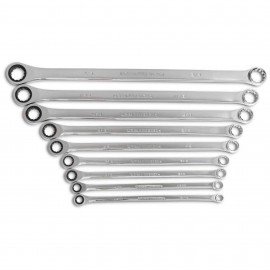 GearWrench 85998 Gearbox Ratcheting Wrench Set, SAE, XL, 9-pack-