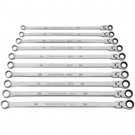 GearWrench 86126 Ratcheting Wrench Set, 10-Piece, Metric-