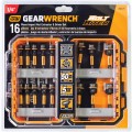 GearWrench 86171 Nut Extractor and Driver Set, 16-piece, ¼" to ½" (7 to 13 mm)-