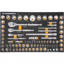 GearWrench 86529 Mechanics Tool Set, 83 pieces, ¼", 3/8" and ½" drive-