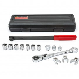 GearWrench 89000 Serpentine Belt Tool Set, with Locking Flex-Head Ratcheting Wrench-