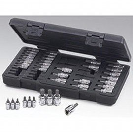 GearWrench 890040 Vortex Bit Socket Set, 39-piece, Hex/Torx/Phillips/Slotted-