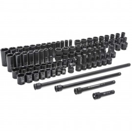 GearWrench 89093 Socket Set, 3/8" drive, 80-piece-
