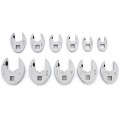 GearWrench 89118 Ratcheting Crowsfoot Set, 3/8" drive, SAE, 11-piece-