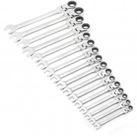 GearWrench 9902D Flex Ratcheting Wrench Set, Metric, 16-piece-