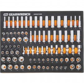 GearWrench GWMSSKT14 mm Metric Socket Set, ¼" drive, 89 pieces-