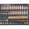 GearWrench GWMSSKT14 mm Metric Socket Set, ¼" drive, 89 pieces-