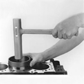 Goodson PK-200 Piston Installing Hammer, urethane, convex-faced-