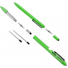 GreatNeck Tools 22670 Multi-Function Pen Set with LED light, aluminum-