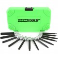 GreatNeck Tools 23905 Magnetic Long Bit Socket Set, star, 13-piece-