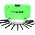 GreatNeck Tools 23905 Magnetic Long Bit Socket Set, star, 13-piece-
