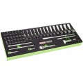 GreatNeck Tools 23997 Mechanics Set, 64-Piece, 1/4" drive-