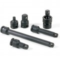 Grey Pneumatic 1100 Adapter and Extension, 3/8" Drive, 6-Piece-