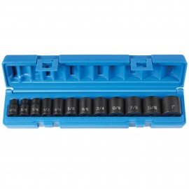 Grey Pneumatic 1202 Impact Set, 3/8" drive, 12-point fractional-