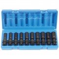 Grey Pneumatic 1210UMD Metric Universal Deep Socket Set, 3/8" Drive, 10-Piece-