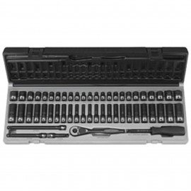Grey Pneumatic 89253CRD Duo-Socket Set, ¼" Drive, 53-Piece-