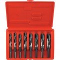 Hanson Rivet 90108 Reduced Shank Silver and Deming Drill Bit Set, 8-piece, 9/16" to 1"-