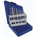 Hanson Rivet AHN-11119 Spiral Extractor and Drill Bit Set, 10-piece-